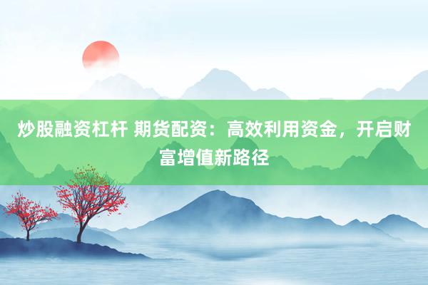 炒股融资杠杆 期货配资：高效利用资金，开启财富增值新路径